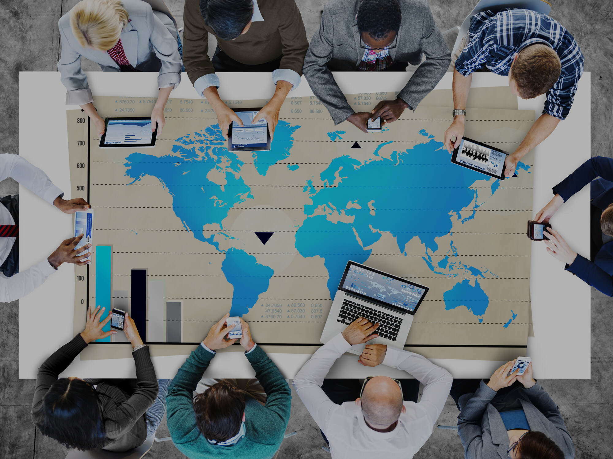 Global teams collaborating across cultures