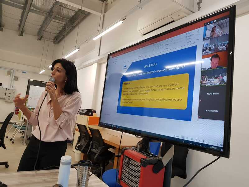 Workshop session led by Meital Baruch
